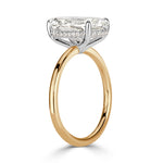 4.13ct Oval Cut Diamond Engagement Ring