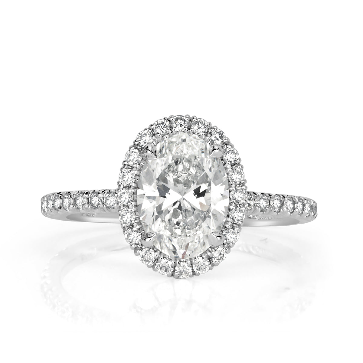 2.27ct Oval Cut Diamond Engagement Ring