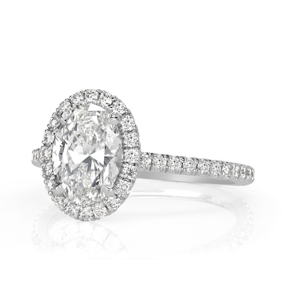 2.27ct Oval Cut Diamond Engagement Ring