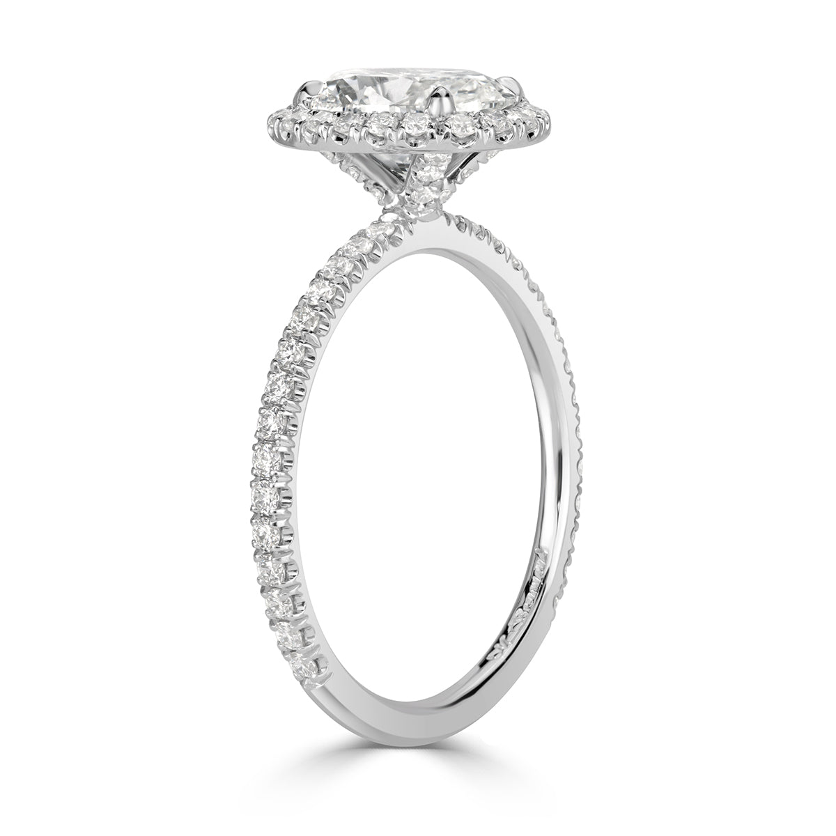 2.27ct Oval Cut Diamond Engagement Ring