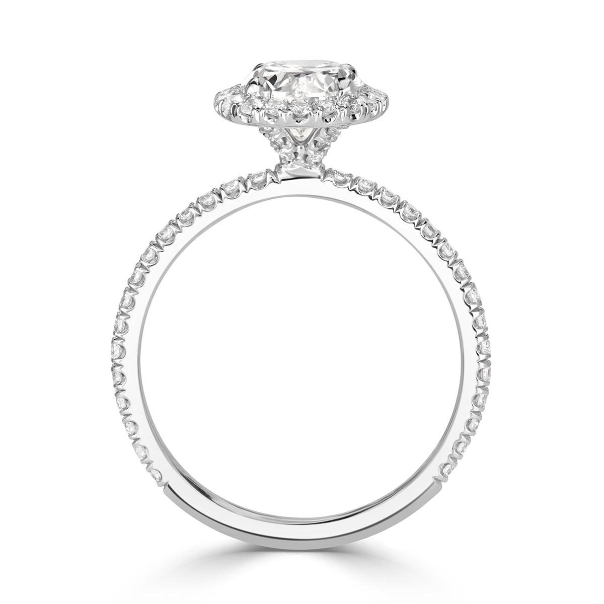 2.27ct Oval Cut Diamond Engagement Ring