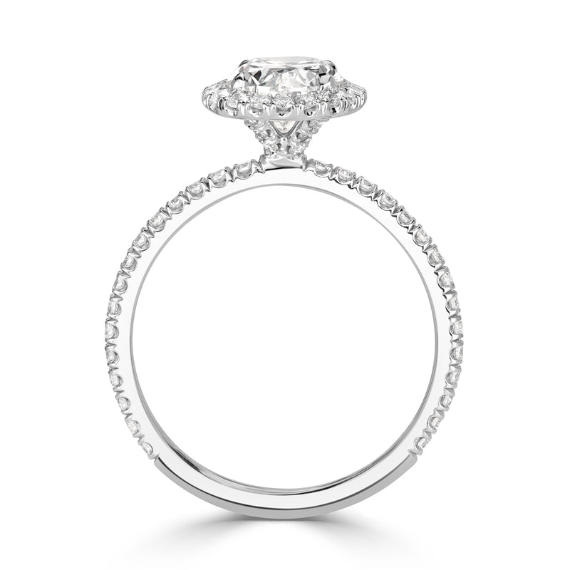 2.27ct Oval Cut Diamond Engagement Ring