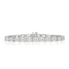10.69ct Oval Cut Diamond Tennis Bracelet in Platinum
