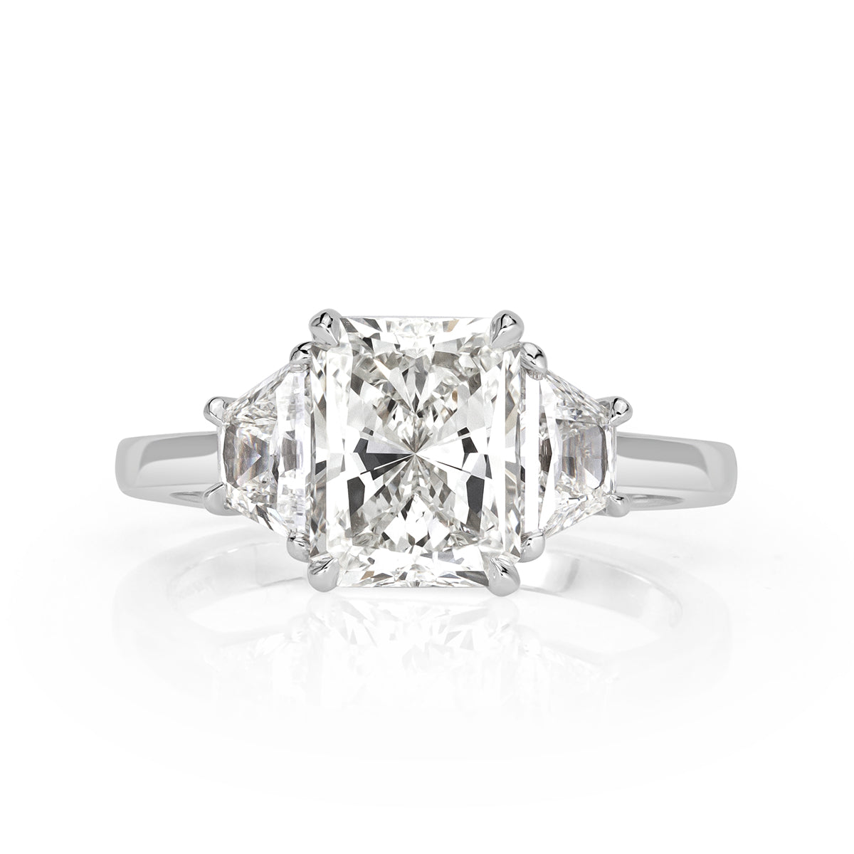 2.90ct Radiant Cut Diamond Engagement Ring