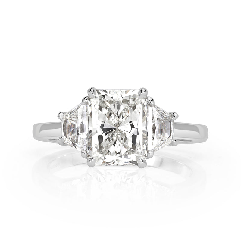 2.90ct Radiant Cut Diamond Engagement Ring