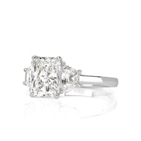 2.90ct Radiant Cut Diamond Engagement Ring