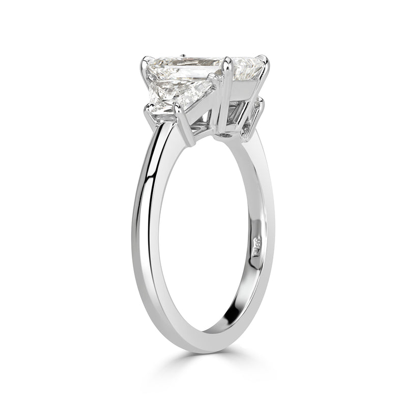 2.90ct Radiant Cut Diamond Engagement Ring