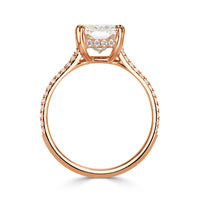 3.02ct Radiant Cut Diamond Engagement Ring