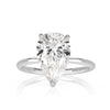 3.64ct Pear Shaped Diamond Engagement Ring