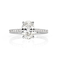 1.94ct Oval Cut Diamond Engagement Ring