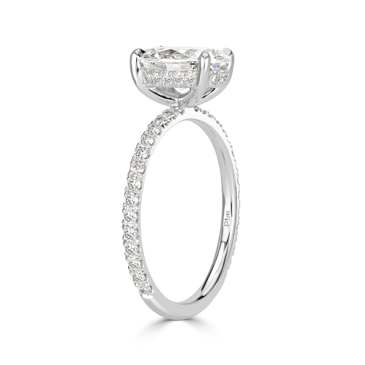 1.94ct Oval Cut Diamond Engagement Ring