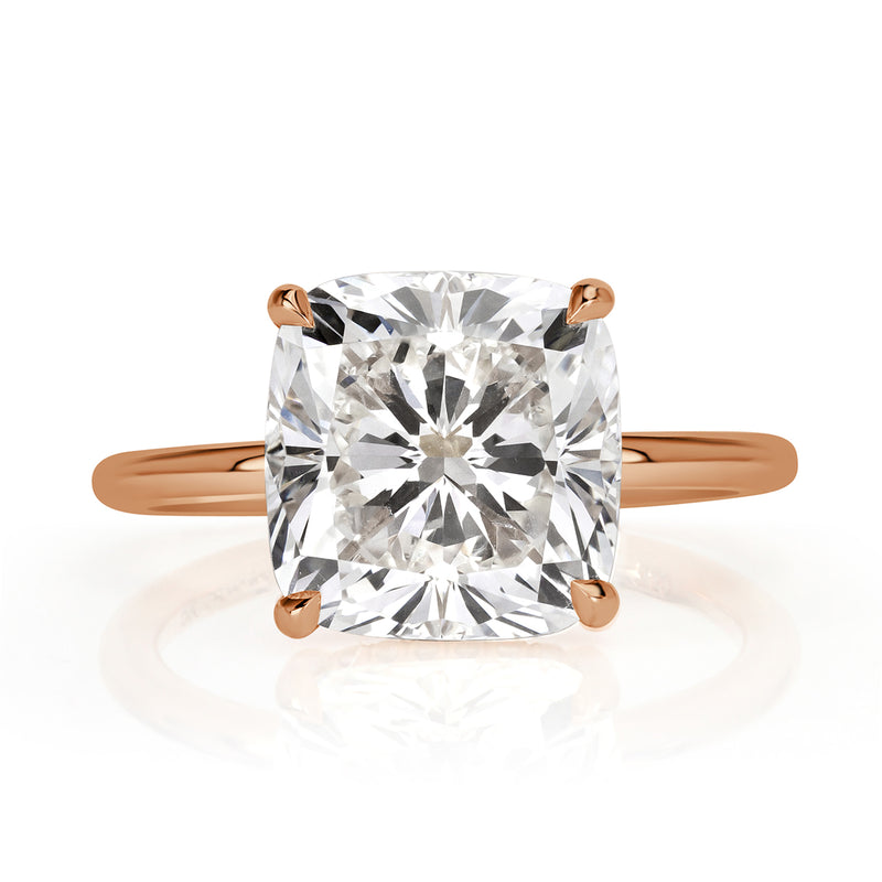 5.61ct Cushion Cut Diamond Engagement Ring