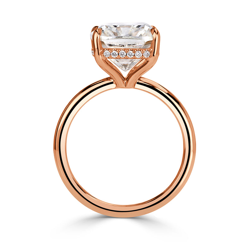 5.61ct Cushion Cut Diamond Engagement Ring