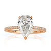 2.47ct Pear Shaped Diamond Engagement Ring
