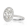 3.60ct Oval Cut Diamond Engagement Ring