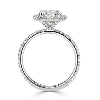 3.60ct Oval Cut Diamond Engagement Ring