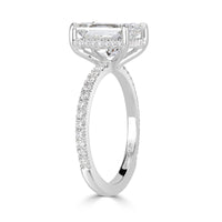 3.46ct Radiant Cut Diamond Engagement Ring