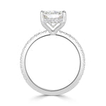 3.46ct Radiant Cut Diamond Engagement Ring