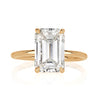4.12ct Emerald Cut Diamond Engagement Ring