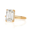 4.12ct Emerald Cut Diamond Engagement Ring
