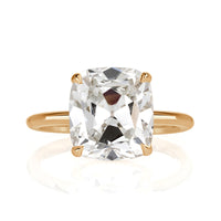 5.15ct Old Mine Cut Diamond Engagement Ring