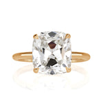5.15ct Old Mine Cut Diamond Engagement Ring