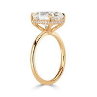 5.15ct Old Mine Cut Diamond Engagement Ring