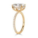 4.52ct Oval Cut Diamond Engagement Ring