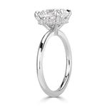 2.82ct Cushion Cut Diamond Engagement Ring
