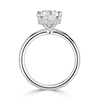 2.82ct Cushion Cut Diamond Engagement Ring
