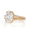 2.85ct Oval Cut Diamond Engagement Ring
