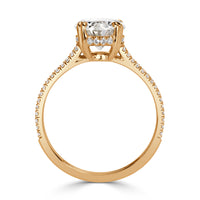 2.85ct Oval Cut Diamond Engagement Ring