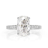 2.85ct Old Mine Cut Diamond Engagement Ring