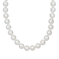 Japanese Akoya Pearl and Diamond Necklace