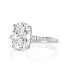 3.73ct Oval Cut Diamond Engagement Ring