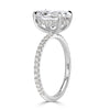 3.73ct Oval Cut Diamond Engagement Ring