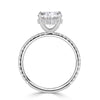 3.73ct Oval Cut Diamond Engagement Ring