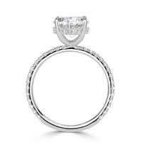3.73ct Oval Cut Diamond Engagement Ring
