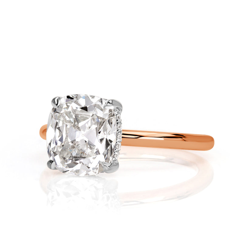 2.17ct Old Mine Cut Diamond Engagement Ring