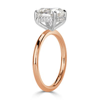 2.17ct Old Mine Cut Diamond Engagement Ring