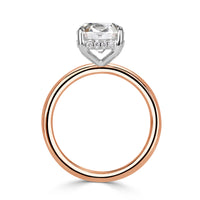 2.17ct Old Mine Cut Diamond Engagement Ring