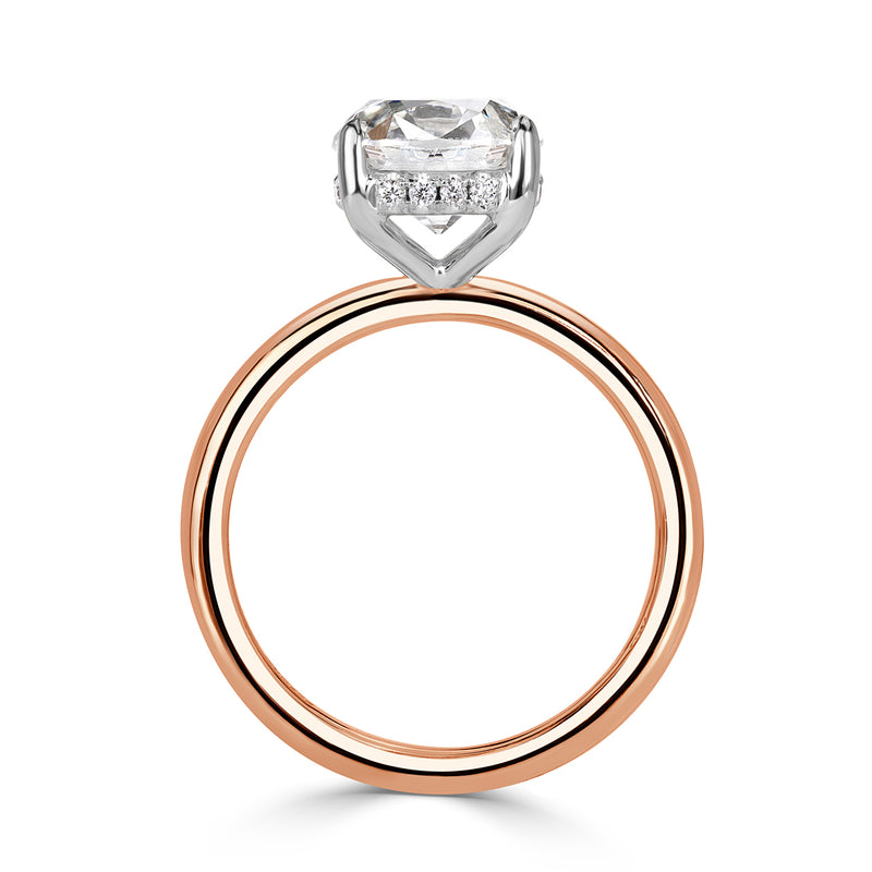 2.17ct Old Mine Cut Diamond Engagement Ring