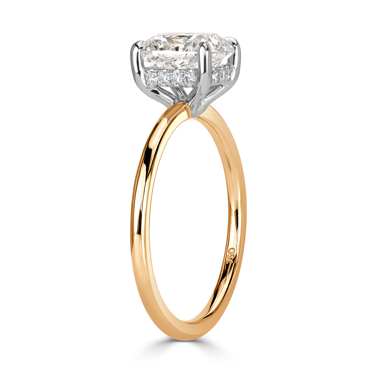 1.89ct Cushion Cut Diamond Engagement Ring