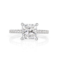 2.99ct Princess Cut Diamond Engagement Ring
