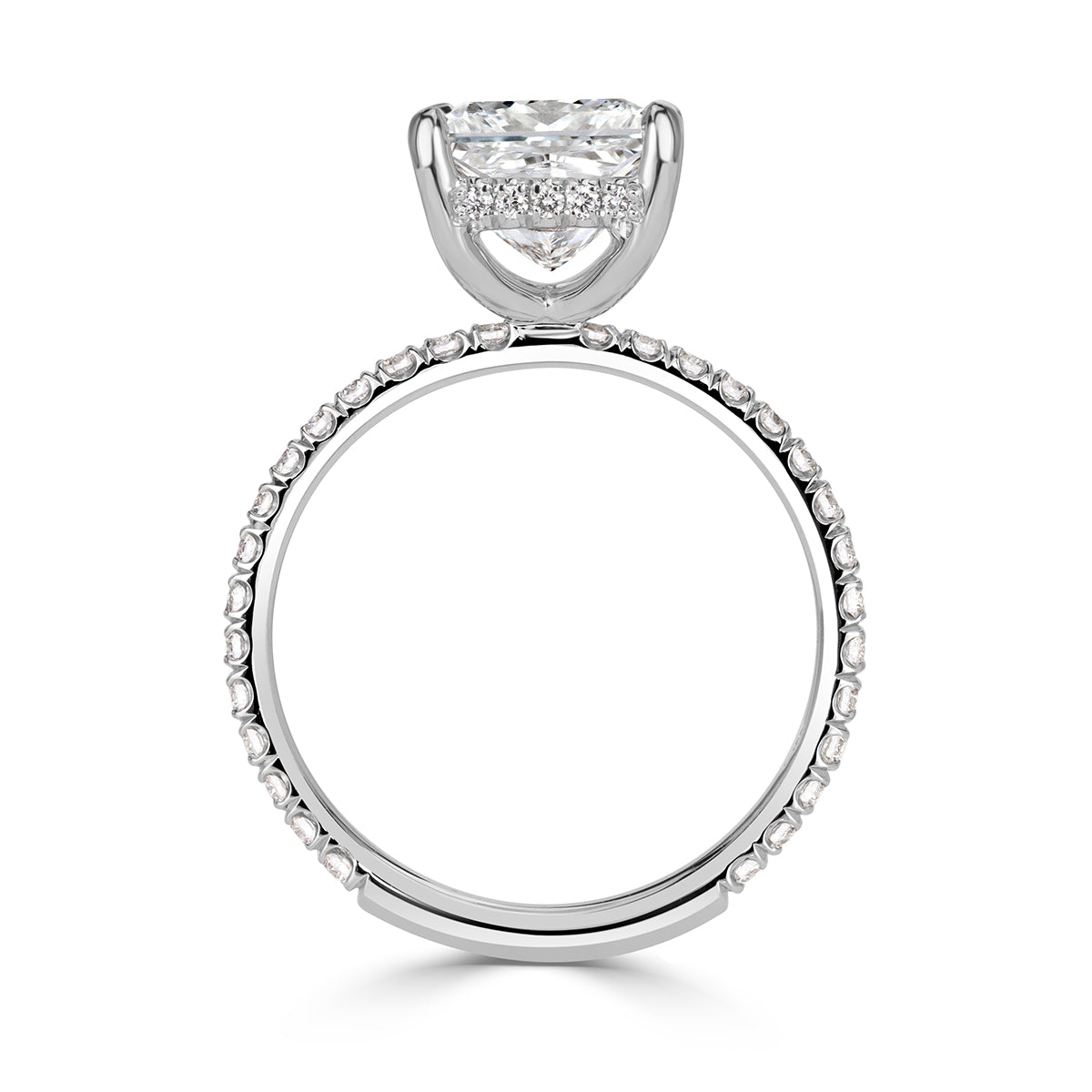 2.99ct Princess Cut Diamond Engagement Ring