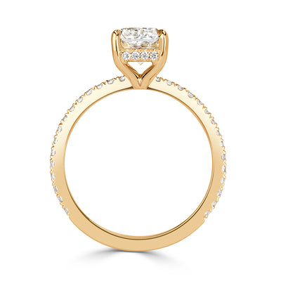 2.04ct Radiant Cut Diamond Engagement Ring
