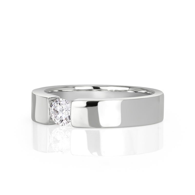 0.50ct Round Brilliant Cut Men's Diamond Band