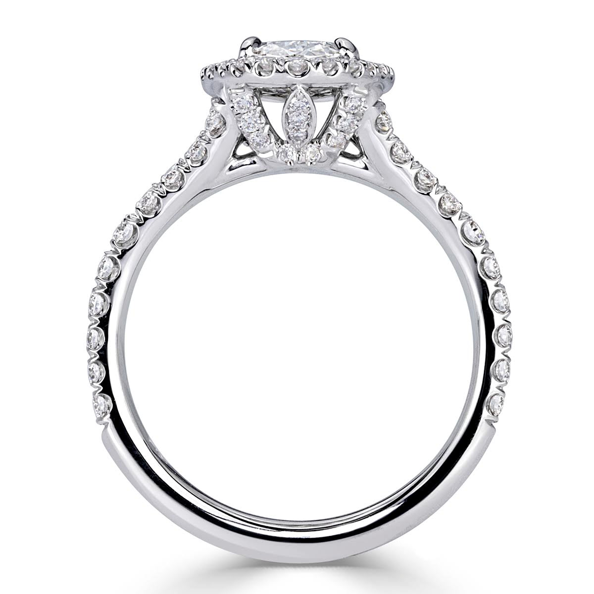 2.79ct Oval Cut Diamond Engagement Ring