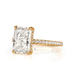 3.48ct Radiant Cut Diamond Engagement Ring