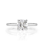 1.12ct Old Mine Cut Diamond Engagement Ring